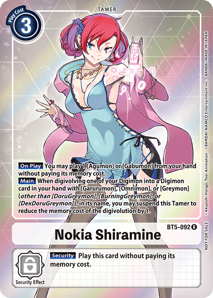 Nokia Shiramine [BT5-092] (Buy-A-Box Promo) [Battle of Omni Promos] - PokeCharles PokeStore