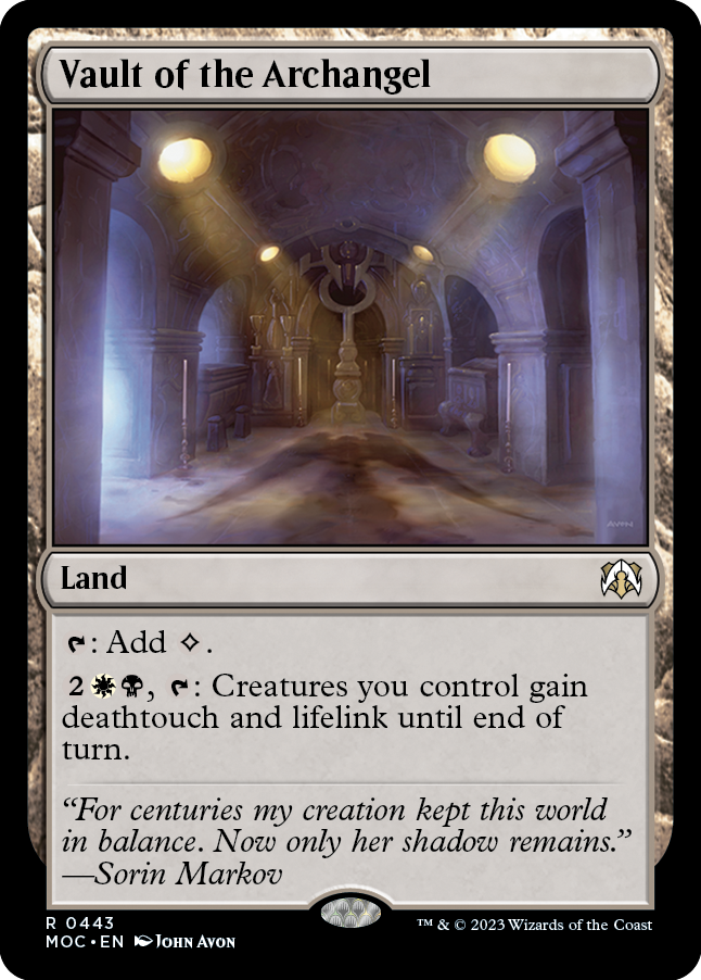 Vault of the Archangel [March of the Machine Commander] - PokeCharles PokeStore