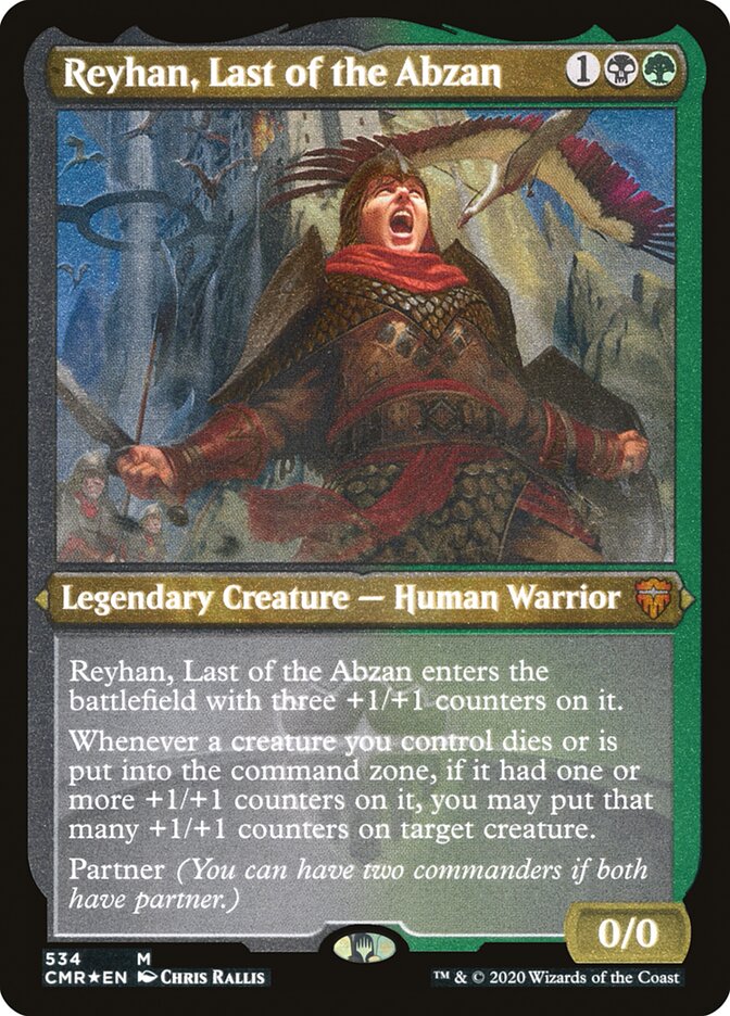 Reyhan, Last of the Abzan (Etched) [Commander Legends] - PokeCharles PokeStore