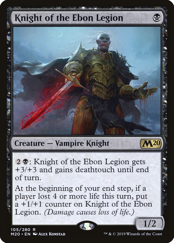 Knight of the Ebon Legion [Core Set 2020] - PokeCharles PokeStore