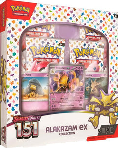 Pokemon 151 - Alakazam EX Box - Wave 2 Launch 10/06 limit 2 per person-PRE ORDER