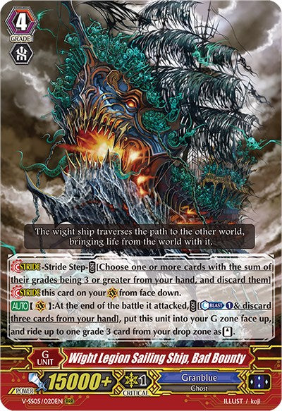 Wight Legion Sailing Ship, Bad Bounty (V-SS05/020EN) [Premium Collection 2020] - PokeCharles PokeStore