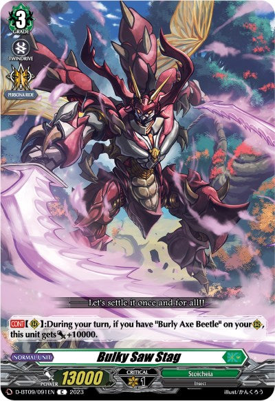 Bulky Saw Stag (D-BT09/091EN) [Dragontree Invasion] - PokeCharles PokeStore