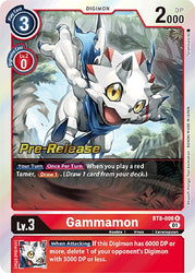 Gammamon [BT8-008] [New Awakening Pre-Release Cards] - PokeCharles PokeStore