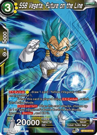 SSB Vegeta, Future on the Line (BT16-077) [Realm of the Gods] - PokeCharles PokeStore