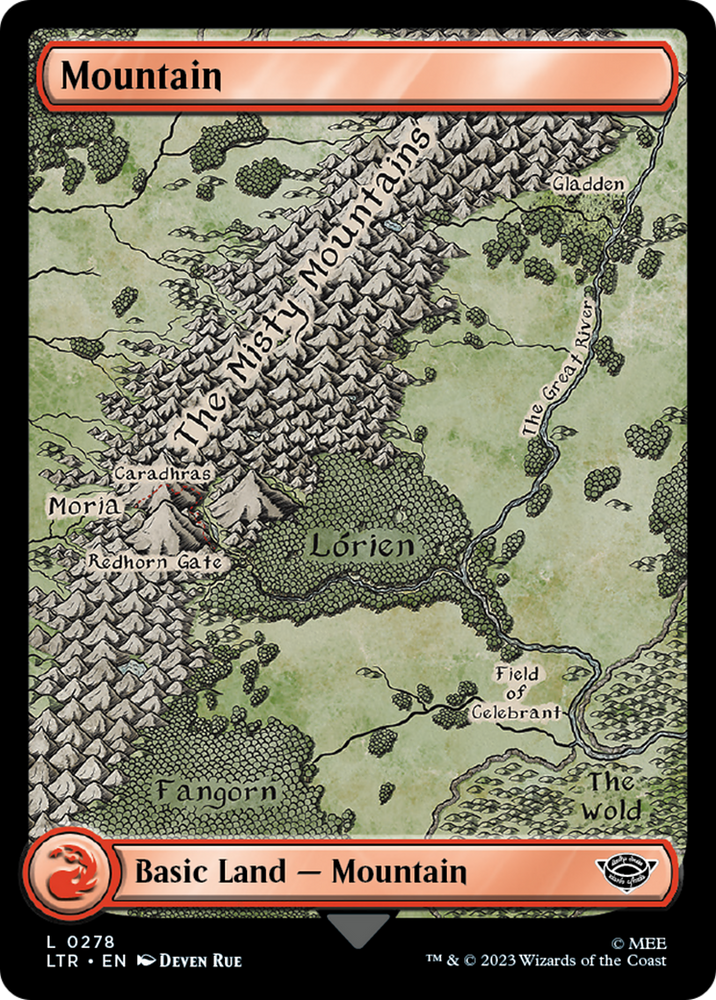 Mountain (278) [The Lord of the Rings: Tales of Middle-Earth] - PokeCharles PokeStore