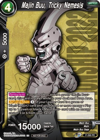 Majin Buu, Tricky Nemesis (P-398) [Promotion Cards] - PokeCharles PokeStore