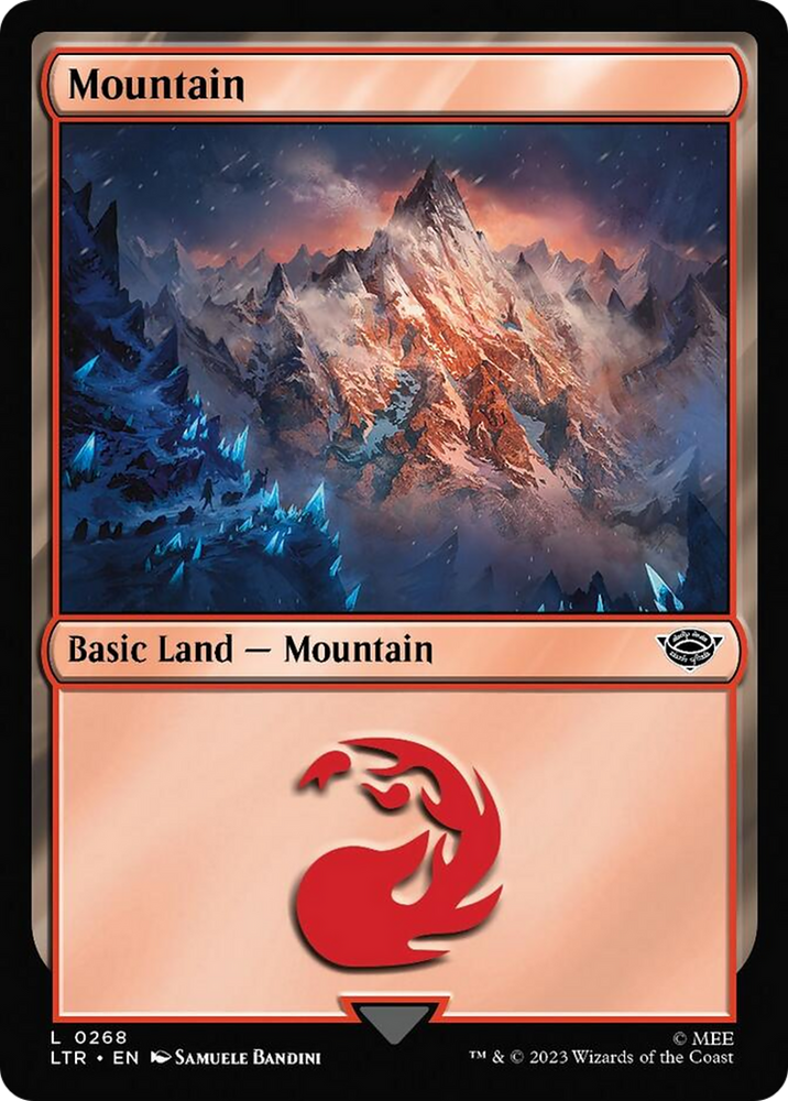 Mountain (268) [The Lord of the Rings: Tales of Middle-Earth] - PokeCharles PokeStore
