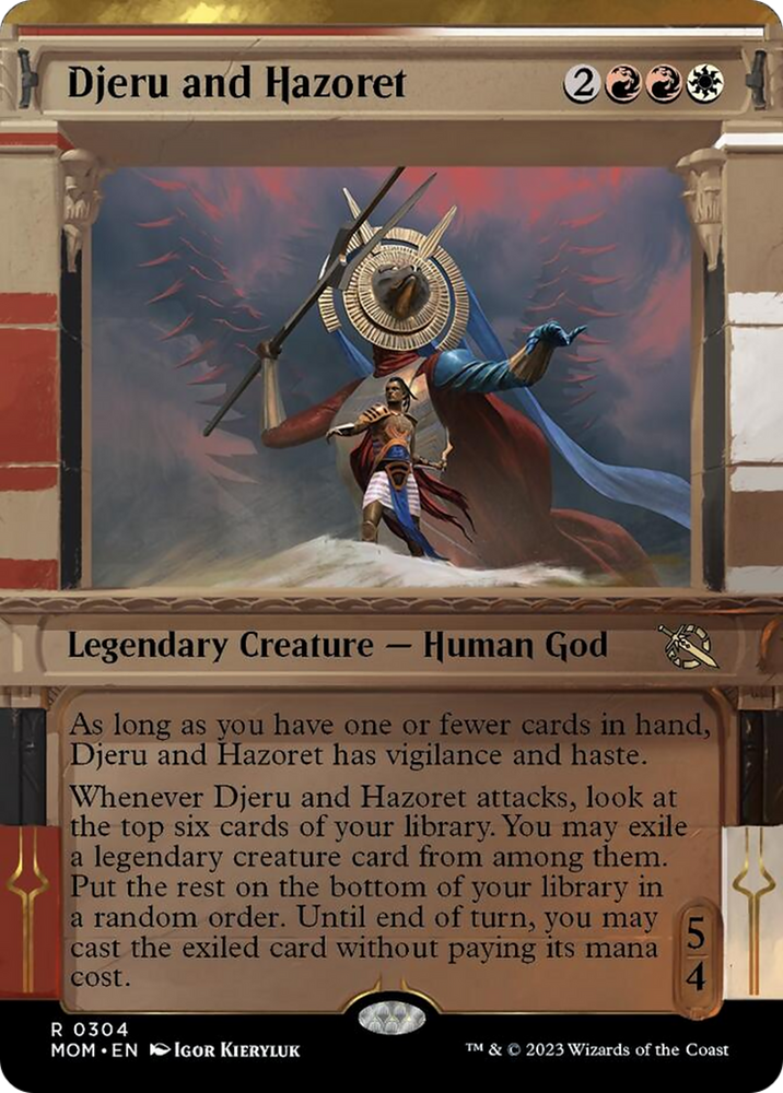 Djeru and Hazoret (Showcase Planar Booster Fun) [March of the Machine] - PokeCharles PokeStore