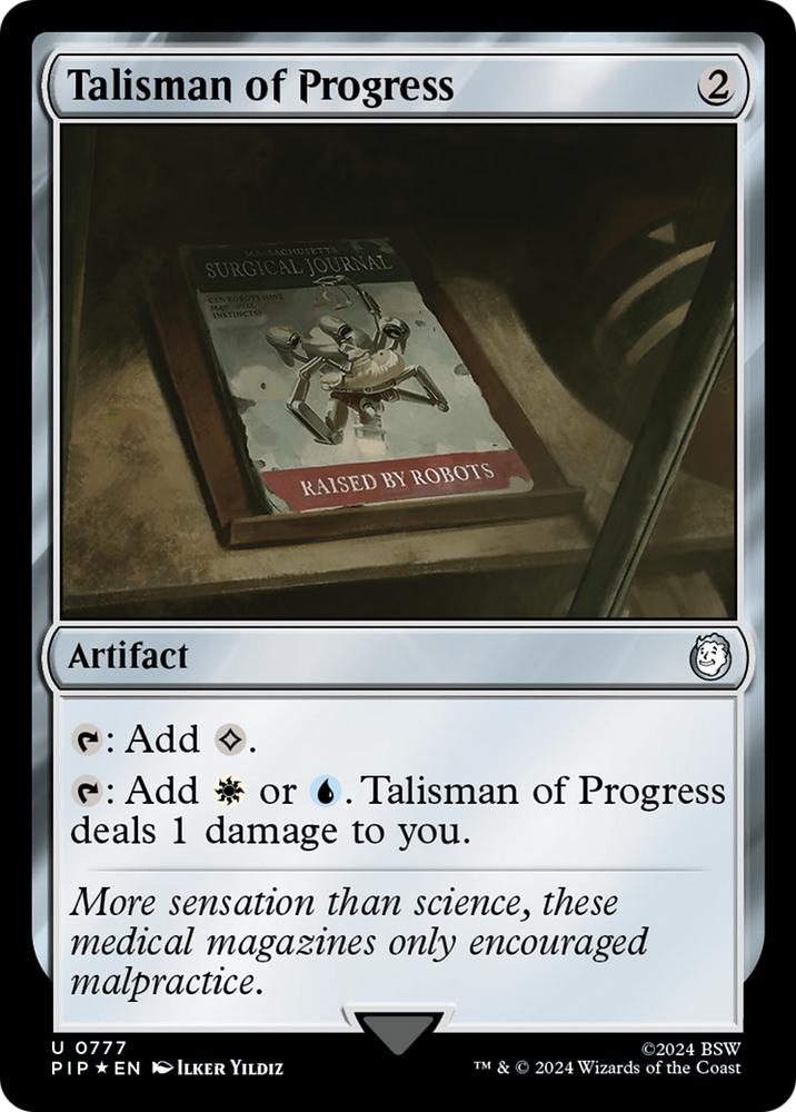 Talisman of Progress (Surge Foil) [Fallout] - PokeCharles PokeStore