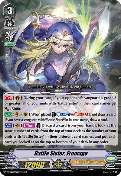 Battle Sister, Fromage (V-SS08/008EN) [Clan Selection Plus Vol.2] - PokeCharles PokeStore