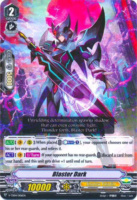 Blaster Dark (V-TD04/006EN) [Ren Suzugamori] - PokeCharles PokeStore