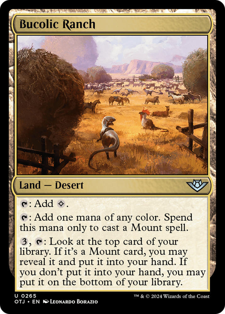 Bucolic Ranch [Outlaws of Thunder Junction] - PokeCharles PokeStore
