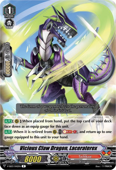 Vicious Claw Dragon, Laceraterex (V-SS03/042EN) [Festival Collection]