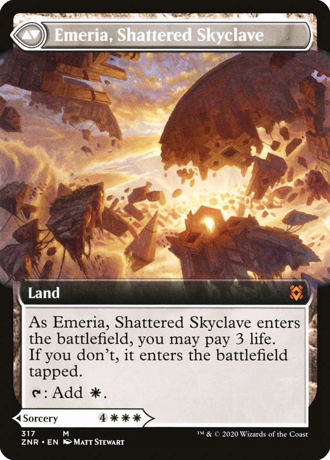 Emeria's Call // Emeria, Shattered Skyclave (Extended Art) [Zendikar Rising] - PokeCharles PokeStore