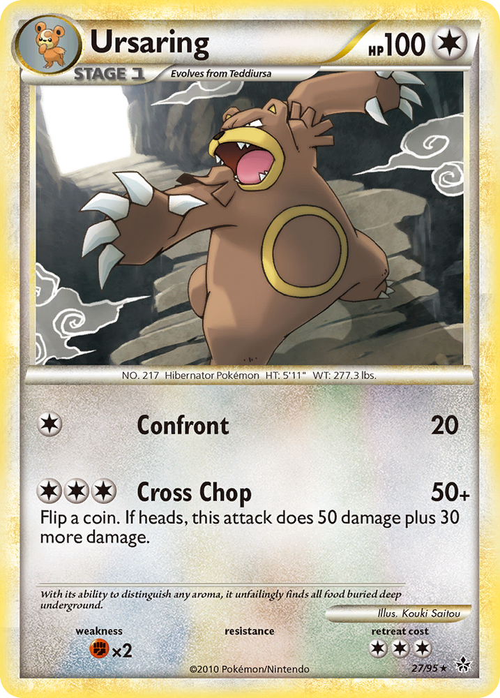 Ursaring (27/95) [HeartGold & SoulSilver: Unleashed] - PokeCharles PokeStore
