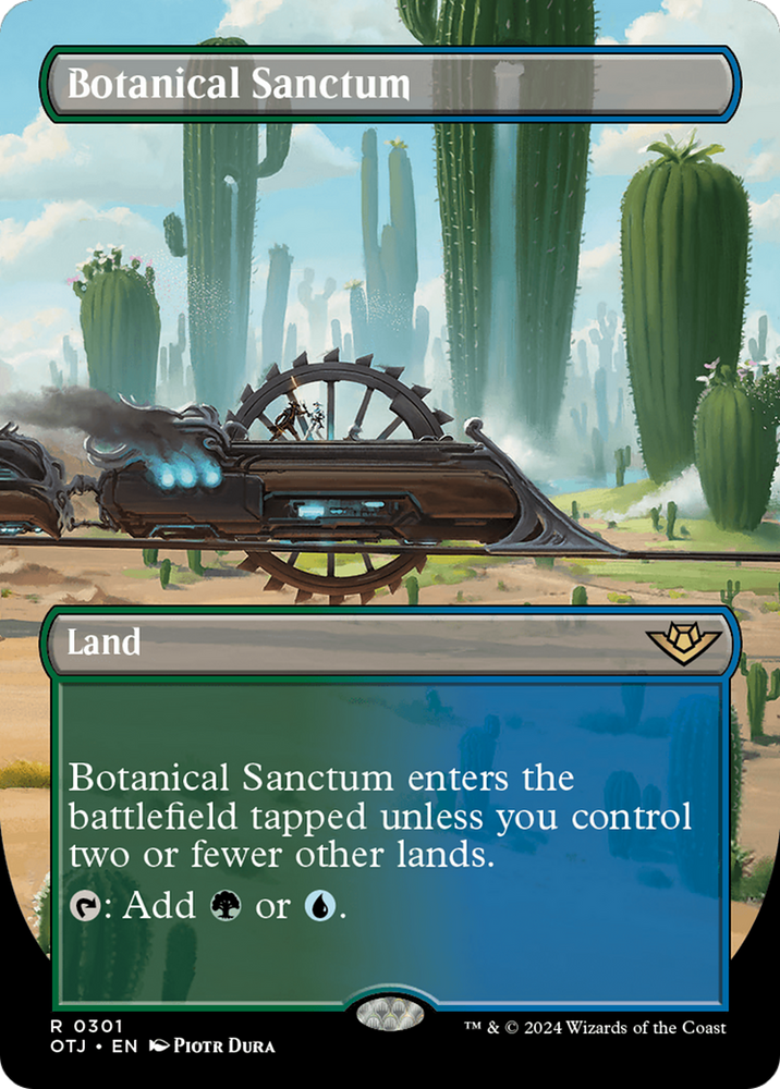Botanical Sanctum (Borderless) [Outlaws of Thunder Junction] - PokeCharles PokeStore