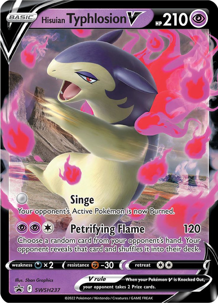 Hisuian Typhlosion V (SWSH237) [Sword & Shield: Black Star Promos] - PokeCharles PokeStore