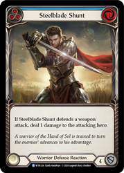 Steelblade Shunt (Blue) [U-WTR128] (Welcome to Rathe Unlimited)  Unlimited Normal - PokeCharles PokeStore