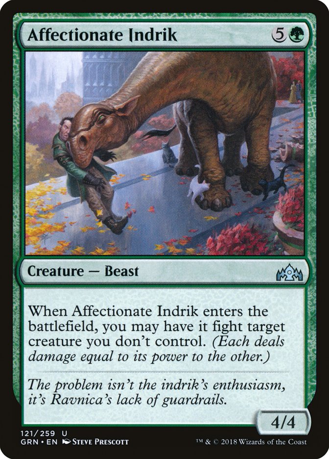 Affectionate Indrik [Guilds of Ravnica] - PokeCharles PokeStore