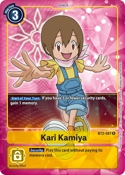 Kari Kamiya [BT2-087] (Buy-A-Box Promo) [Release Special Booster Ver.1.0 Promos] - PokeCharles PokeStore
