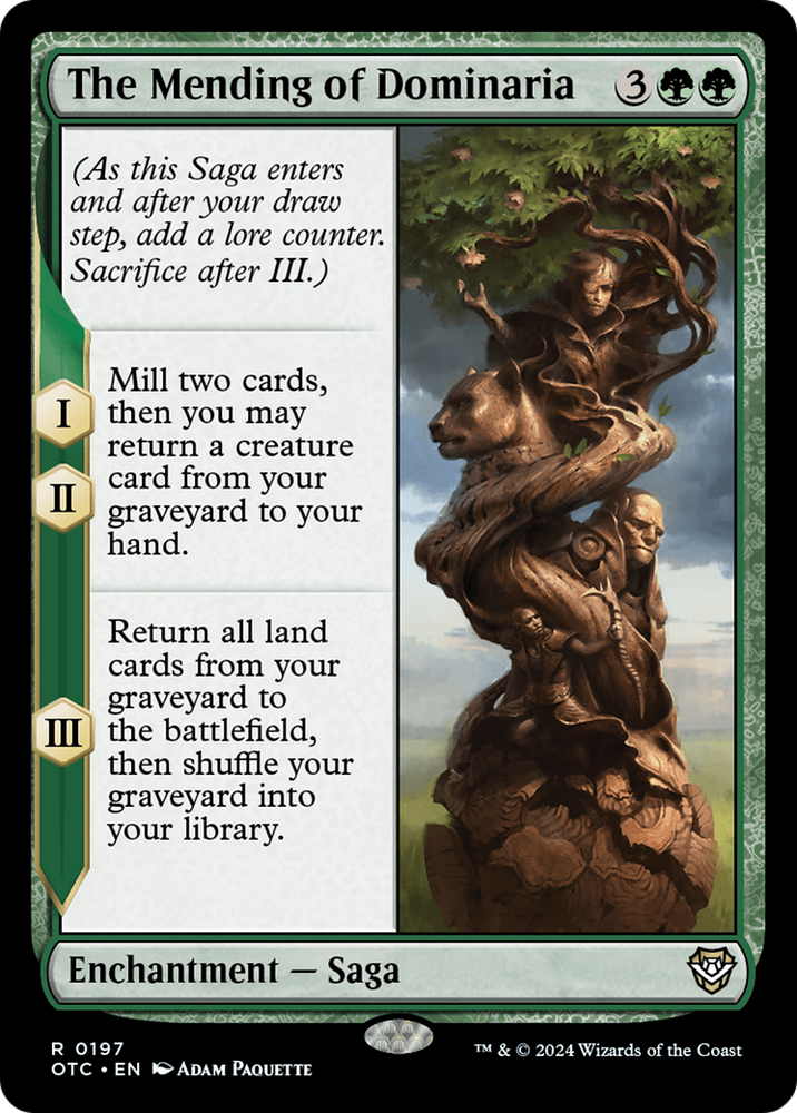 The Mending of Dominaria [Outlaws of Thunder Junction Commander] - PokeCharles PokeStore