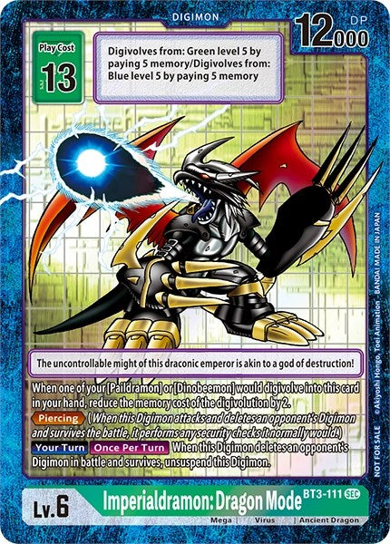Imperialdramon Dragon Mode [BT3-111] [Revision Pack Cards] - PokeCharles PokeStore