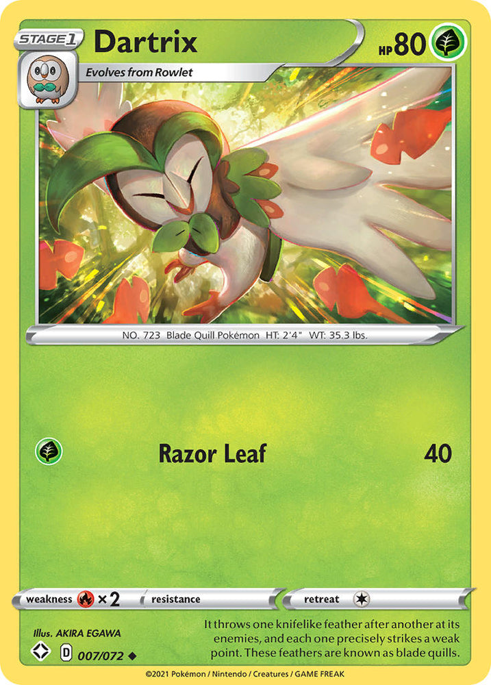 Dartrix (007/072) [Sword & Shield: Shining Fates] - PokeCharles PokeStore