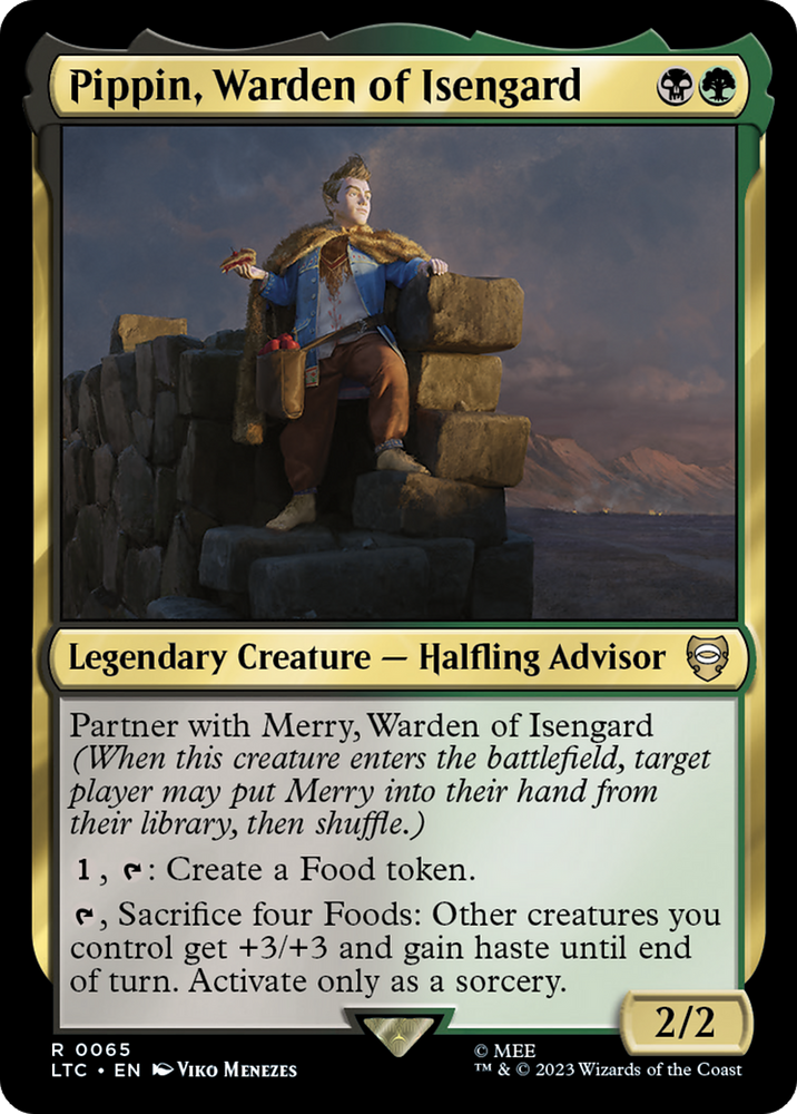 Pippin, Warden of Isengard [The Lord of the Rings: Tales of Middle-Earth Commander] - PokeCharles PokeStore