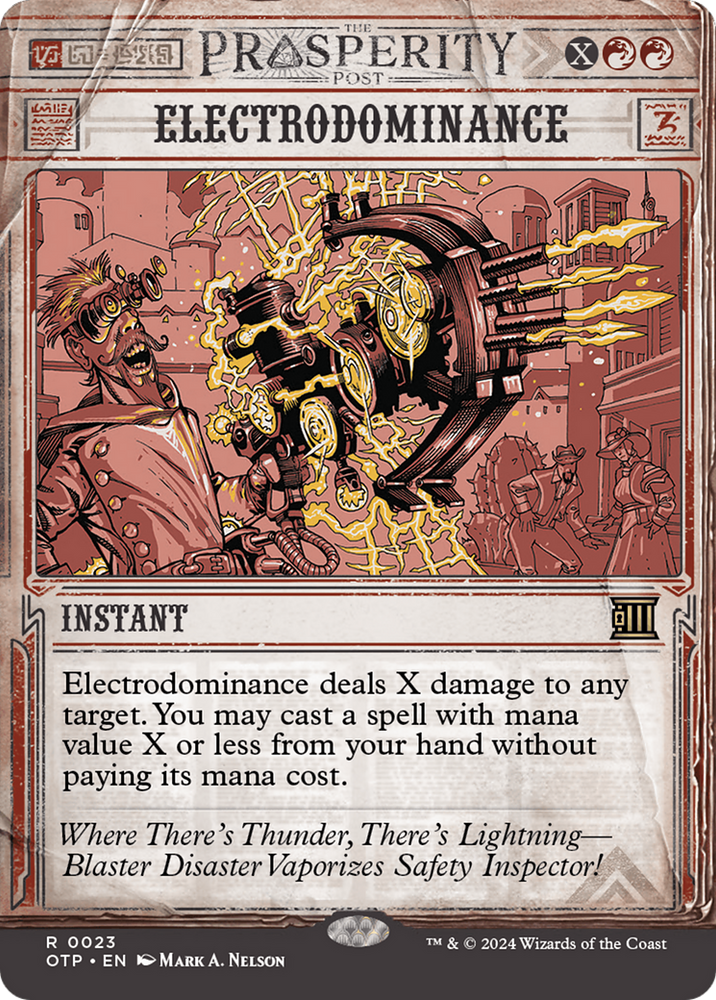 Electrodominance [Outlaws of Thunder Junction: Breaking News] - PokeCharles PokeStore