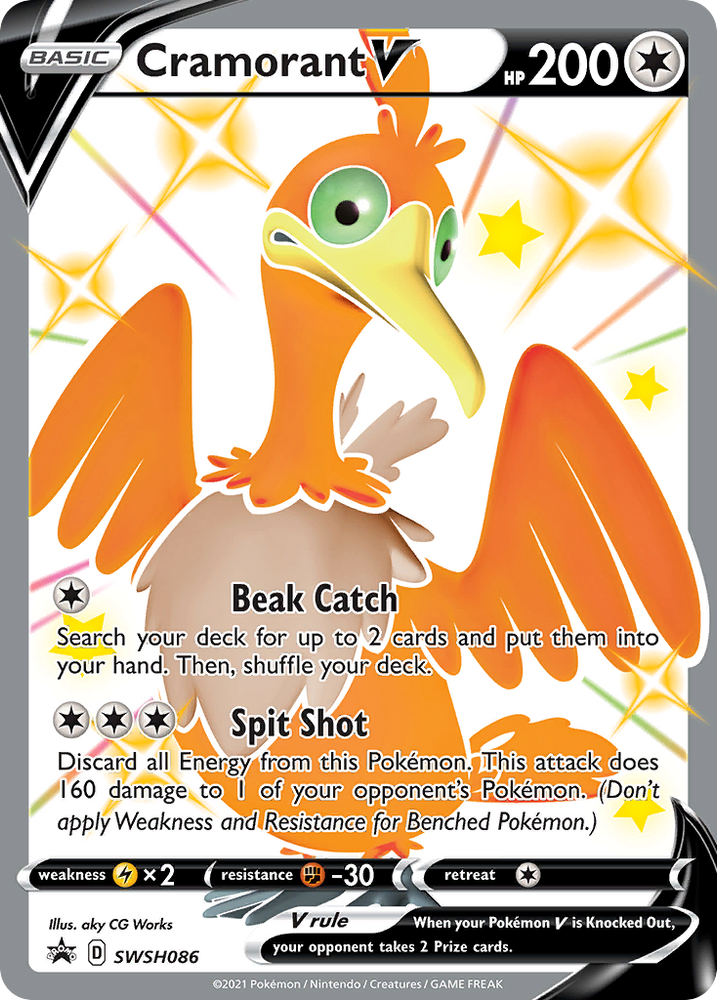 Cramorant V (SWSH086) [Sword & Shield: Black Star Promos] - PokeCharles PokeStore