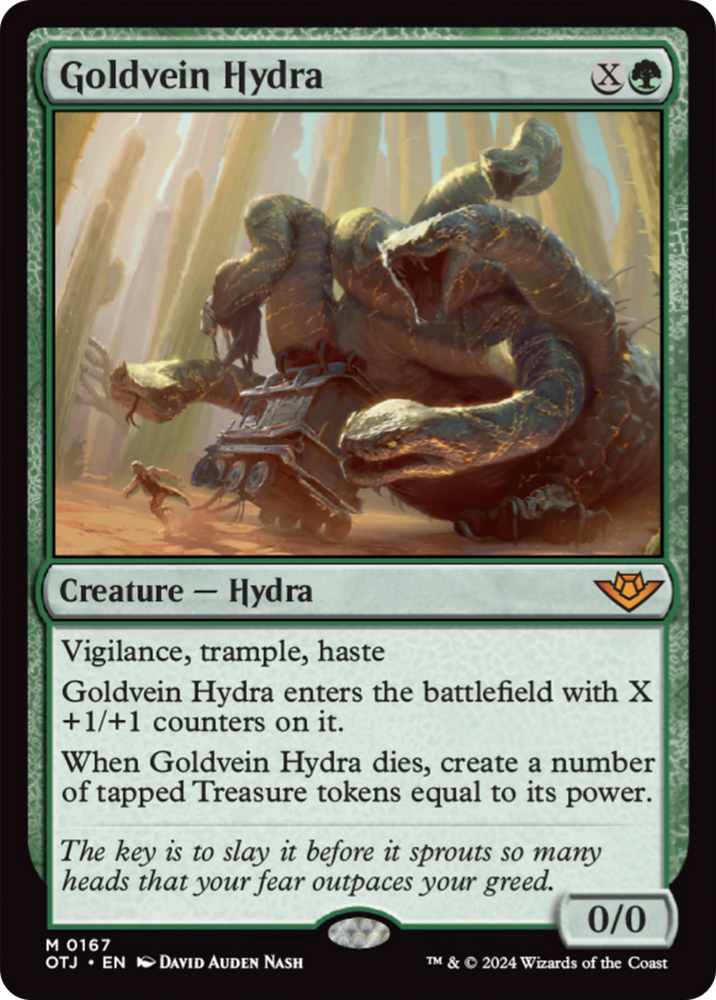 Goldvein Hydra [Outlaws of Thunder Junction] - PokeCharles PokeStore