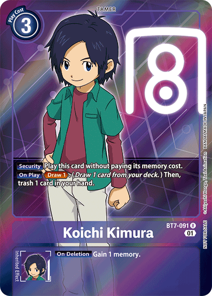 Koichi Kimura [BT7-091] (Alternative Art - Box Topper) [Next Adventure] - PokeCharles PokeStore