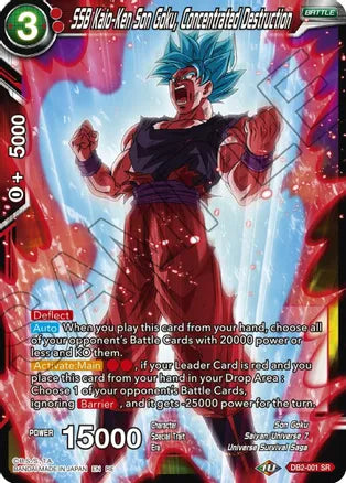 SSB Kaio-Ken Son Goku, Concentrated Destruction (DB2-001) [Mythic Booster] - PokeCharles PokeStore