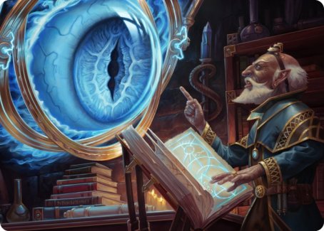 Contact Other Plane Art Card [Dungeons & Dragons: Adventures in the Forgotten Realms Art Series] - PokeCharles PokeStore