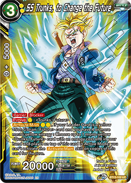 SS Trunks, to Change the Future (Uncommon) (BT13-102) [Supreme Rivalry] - PokeCharles PokeStore
