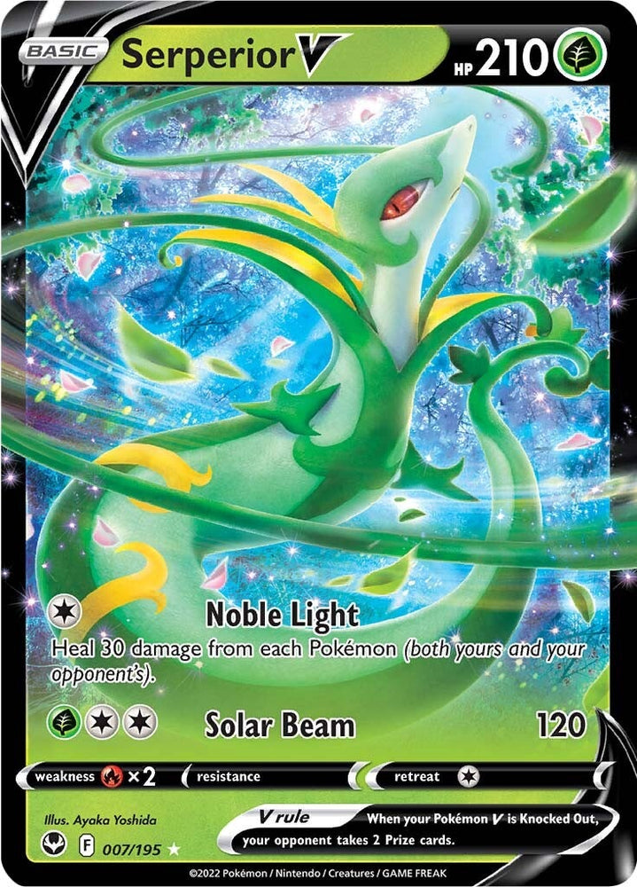 Serperior V (007/195) [Sword & Shield: Silver Tempest] - PokeCharles PokeStore