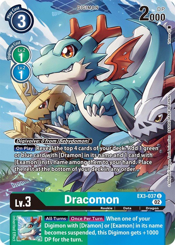 Dracomon [EX3-037] (Alternate Art) [Draconic Roar] - PokeCharles PokeStore