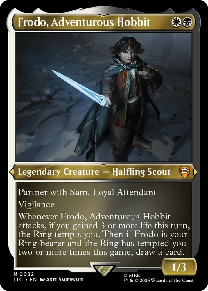 Frodo, Adventurous Hobbit (Display Commander) [The Lord of the Rings: Tales of Middle-Earth Commander] - PokeCharles PokeStore