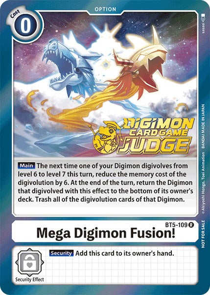 Mega Digimon Fusion! [BT5-109] (Judge Pack 1) [Battle of Omni Promos] - PokeCharles PokeStore