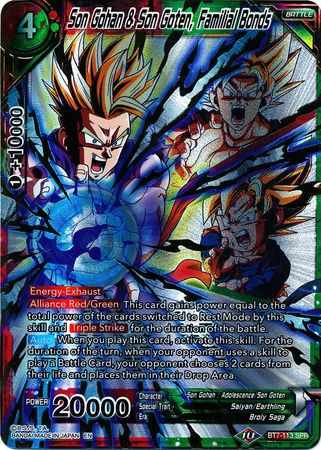 Son Gohan & Son Goten, Familial Bonds (SPR) (BT7-113) [Assault of the Saiyans] - PokeCharles PokeStore