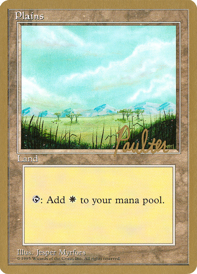 Plains (pp365) (Preston Poulter) [Pro Tour Collector Set] - PokeCharles PokeStore