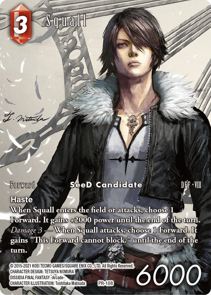 Squall (Full Art) (Deck Exclusive) [Promo Cards] - PokeCharles PokeStore