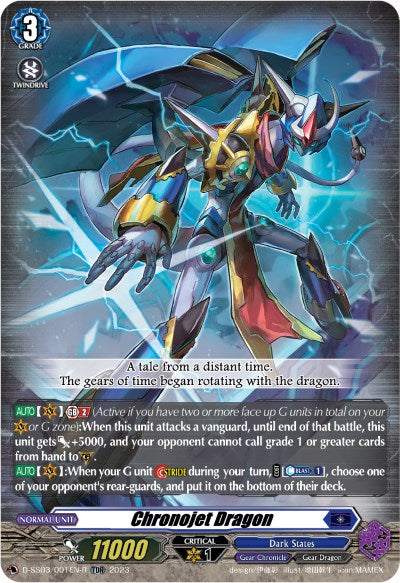 Chronojet Dragon (TDR) (D-SS02/001EN-R) [Stride Deckset -Chronojet-] - PokeCharles PokeStore