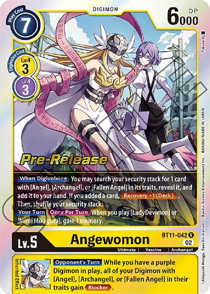 Angewomon [BT11-042] [Dimensional Phase Pre-Release Promos] - PokeCharles PokeStore