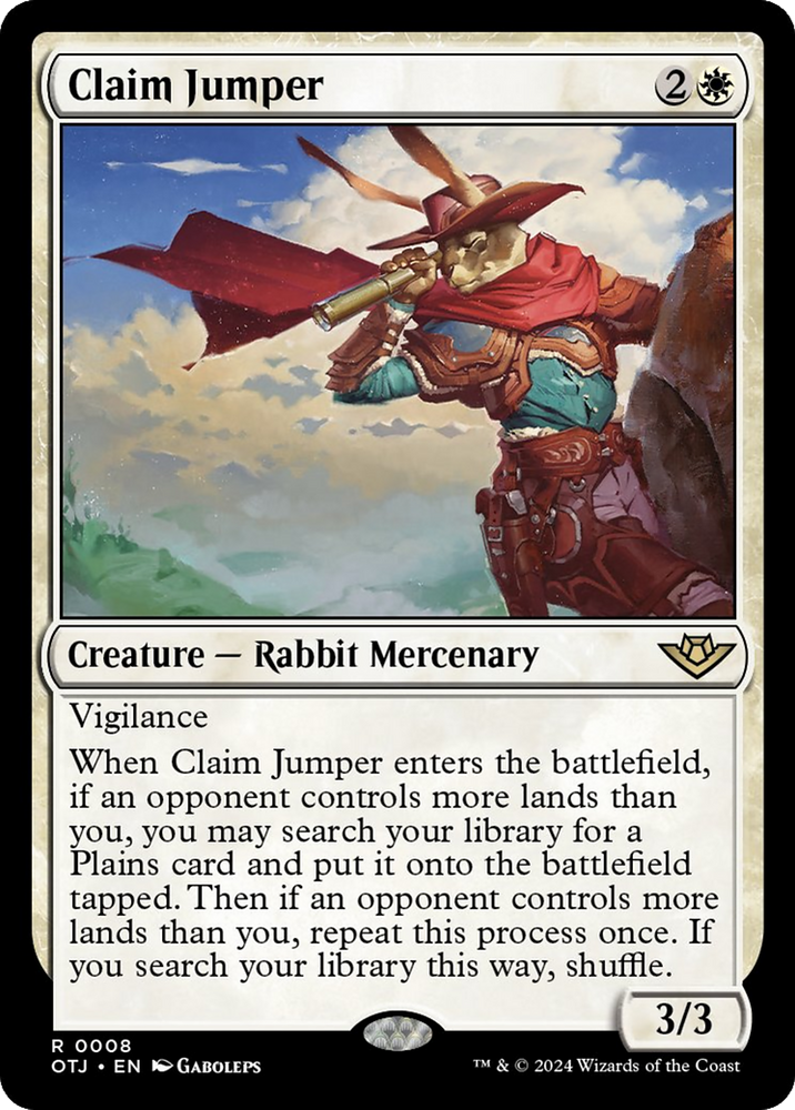 Claim Jumper [Outlaws of Thunder Junction] - PokeCharles PokeStore