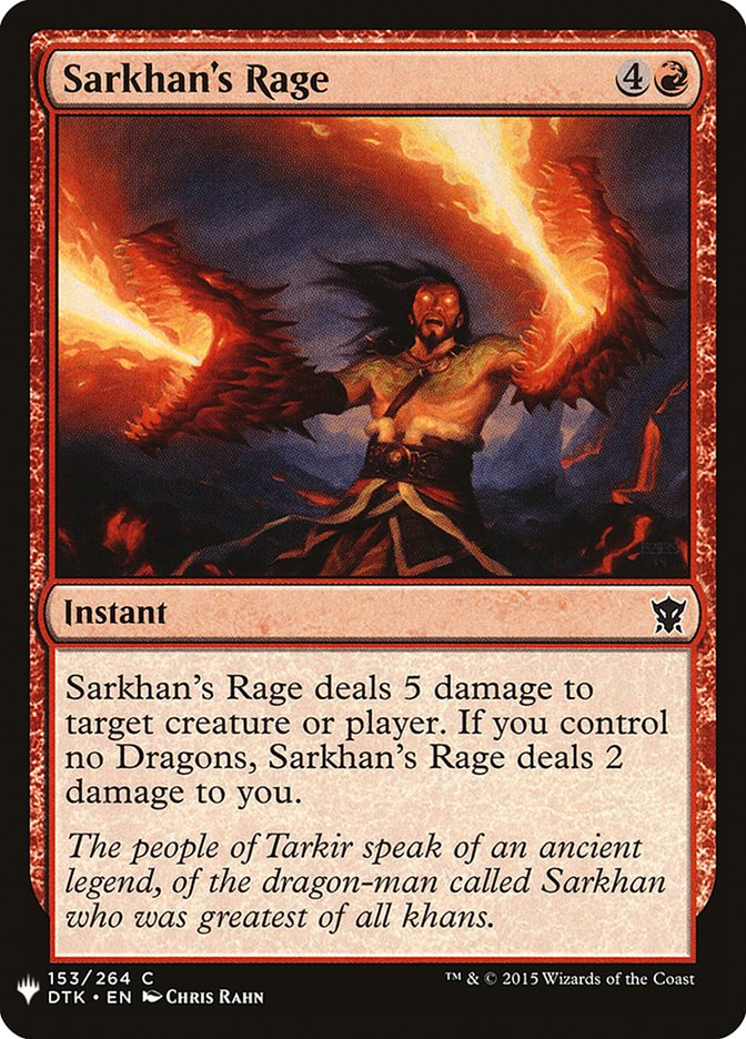 Sarkhan's Rage [Mystery Booster] - PokeCharles PokeStore