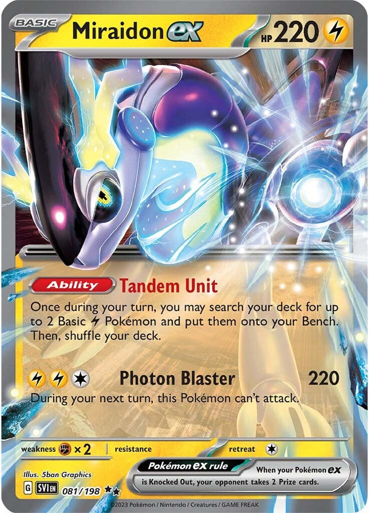 Miraidon ex (081/198) [Scarlet & Violet: Base Set] - PokeCharles PokeStore