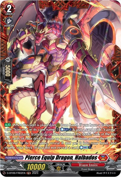 Pierce Equip Dragon, Halbados (D-BT09/FR02EN) [Dragontree Invasion] - PokeCharles PokeStore