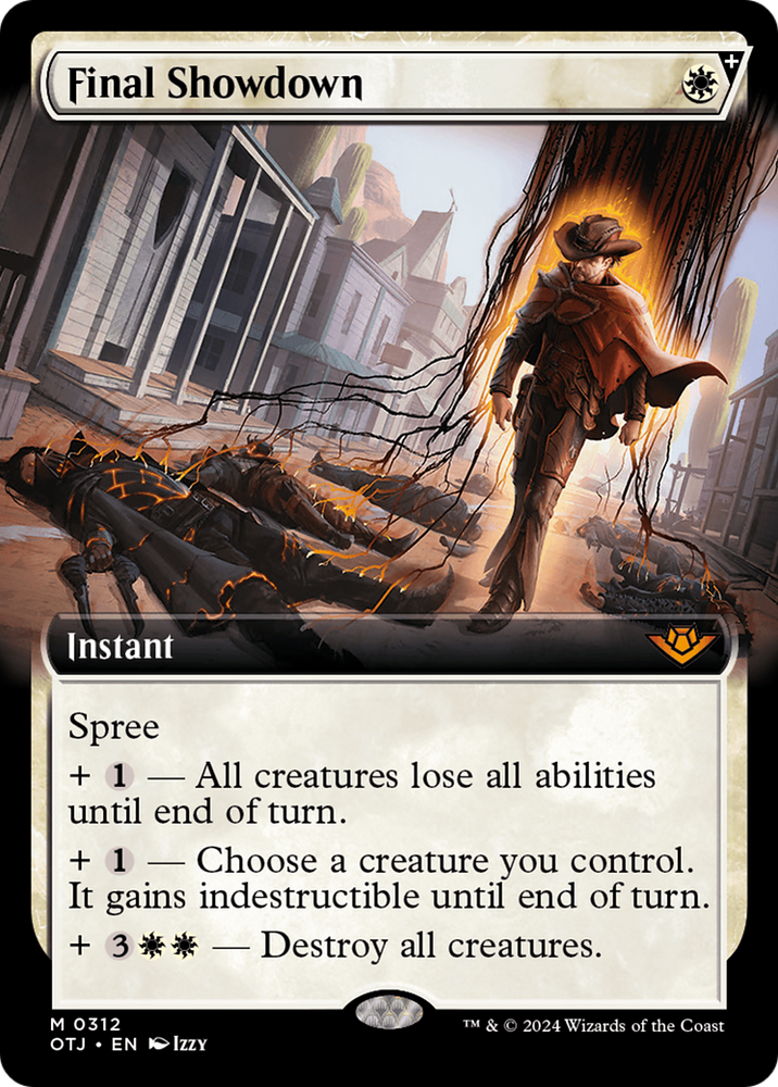 Final Showdown (Extended Art) [Outlaws of Thunder Junction] - PokeCharles PokeStore